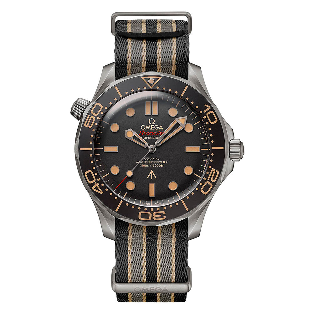 Pre-Owned OMEGA Seamaster Diver 300M James Bond 007 2020 Edition 42mm Brown Dial Strap Watch image number 0