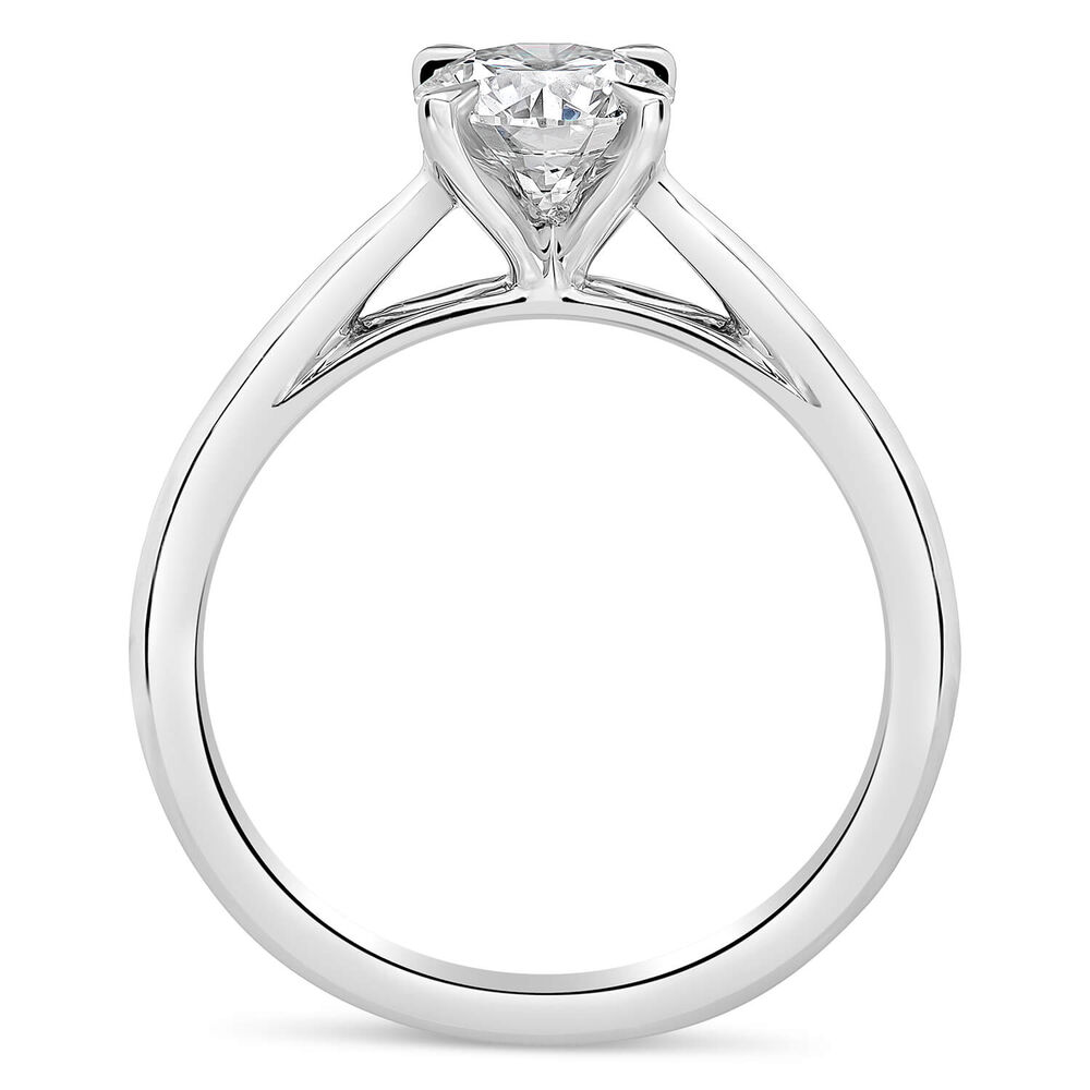 Platinum 1.00ct Amia Diamond Solitaire Ring image number 2