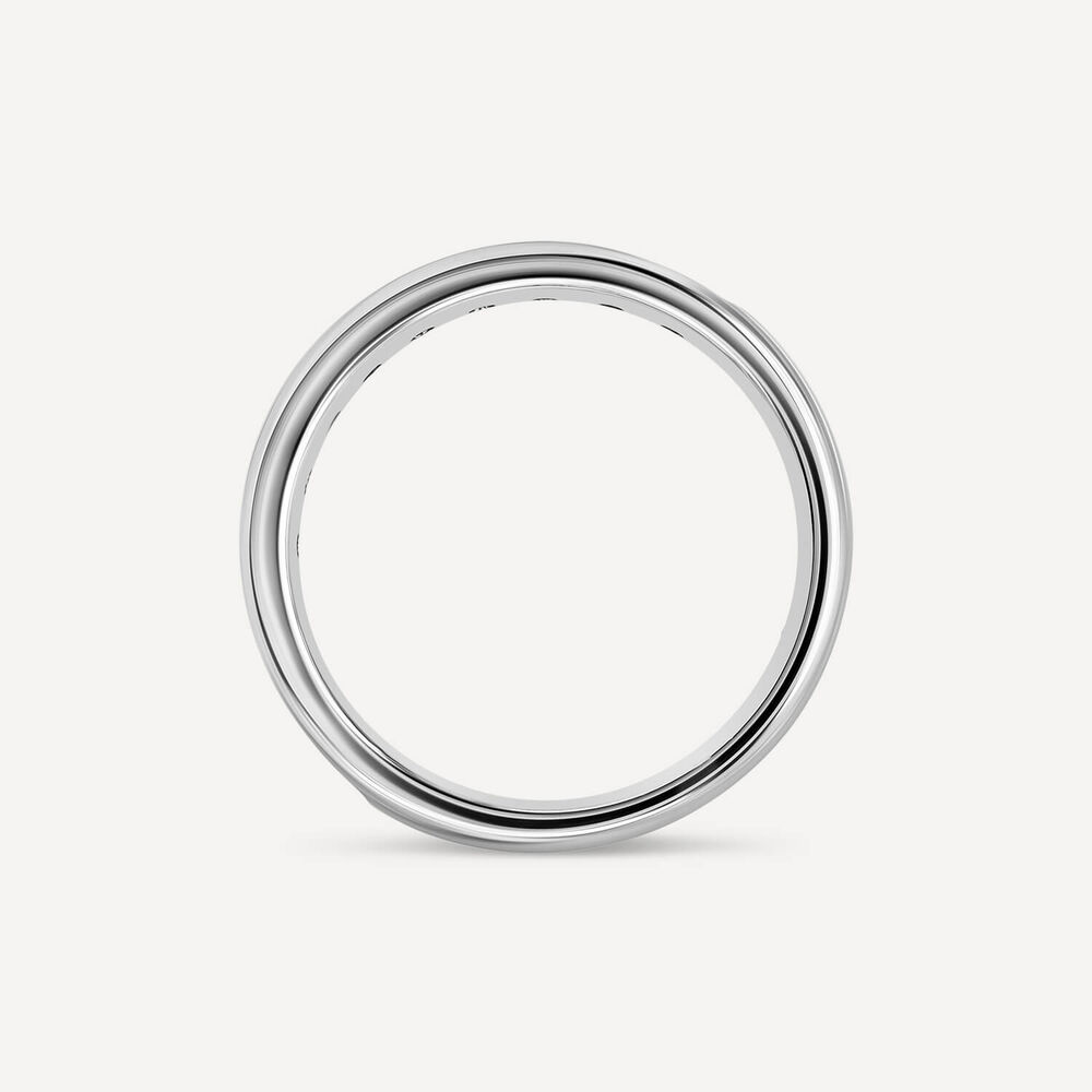 Platinum 3.5mm 0.60ct Diamond Channel Set Wedding Ring image number 3