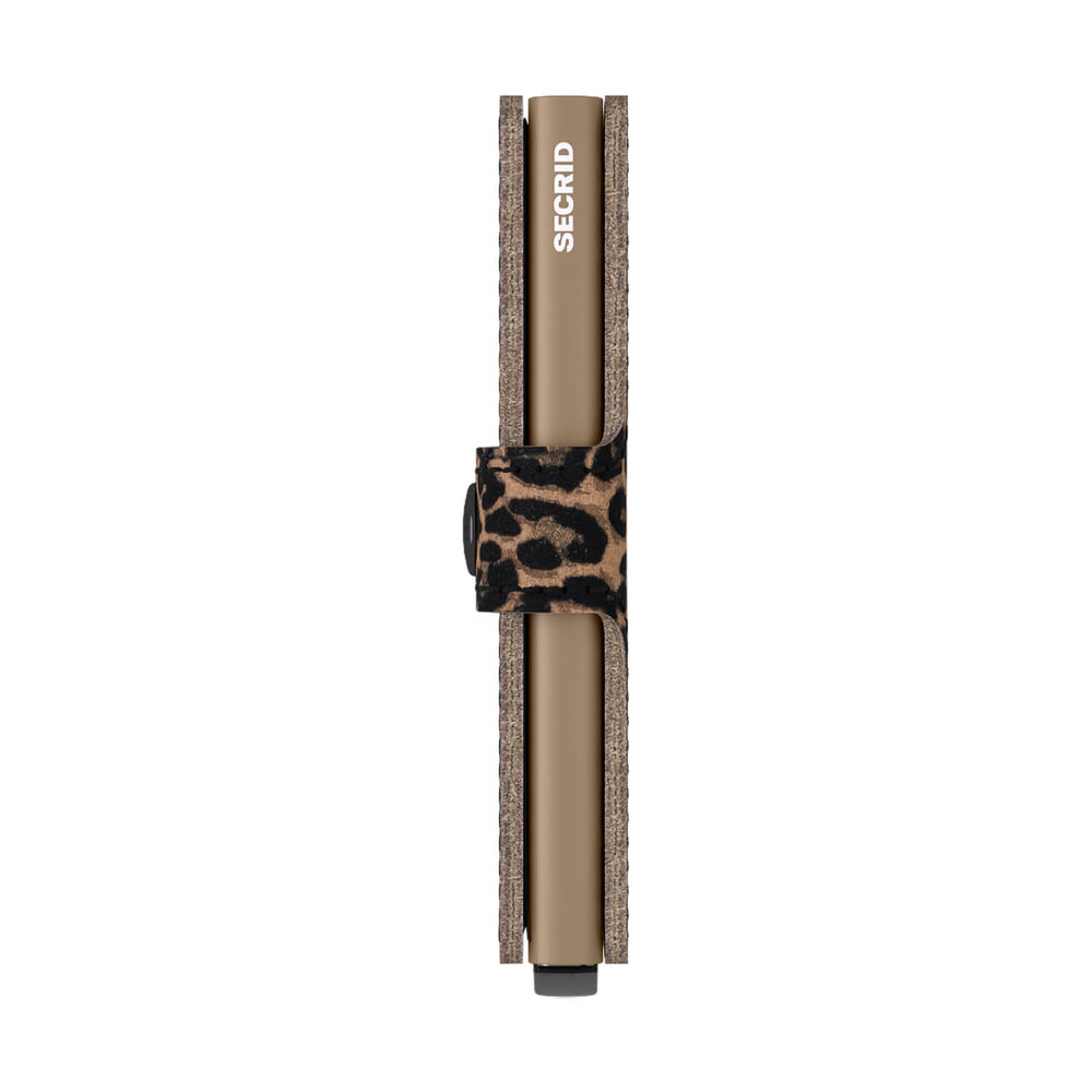 Secrid Flocked Print Leo Beige Miniwallet image number 4