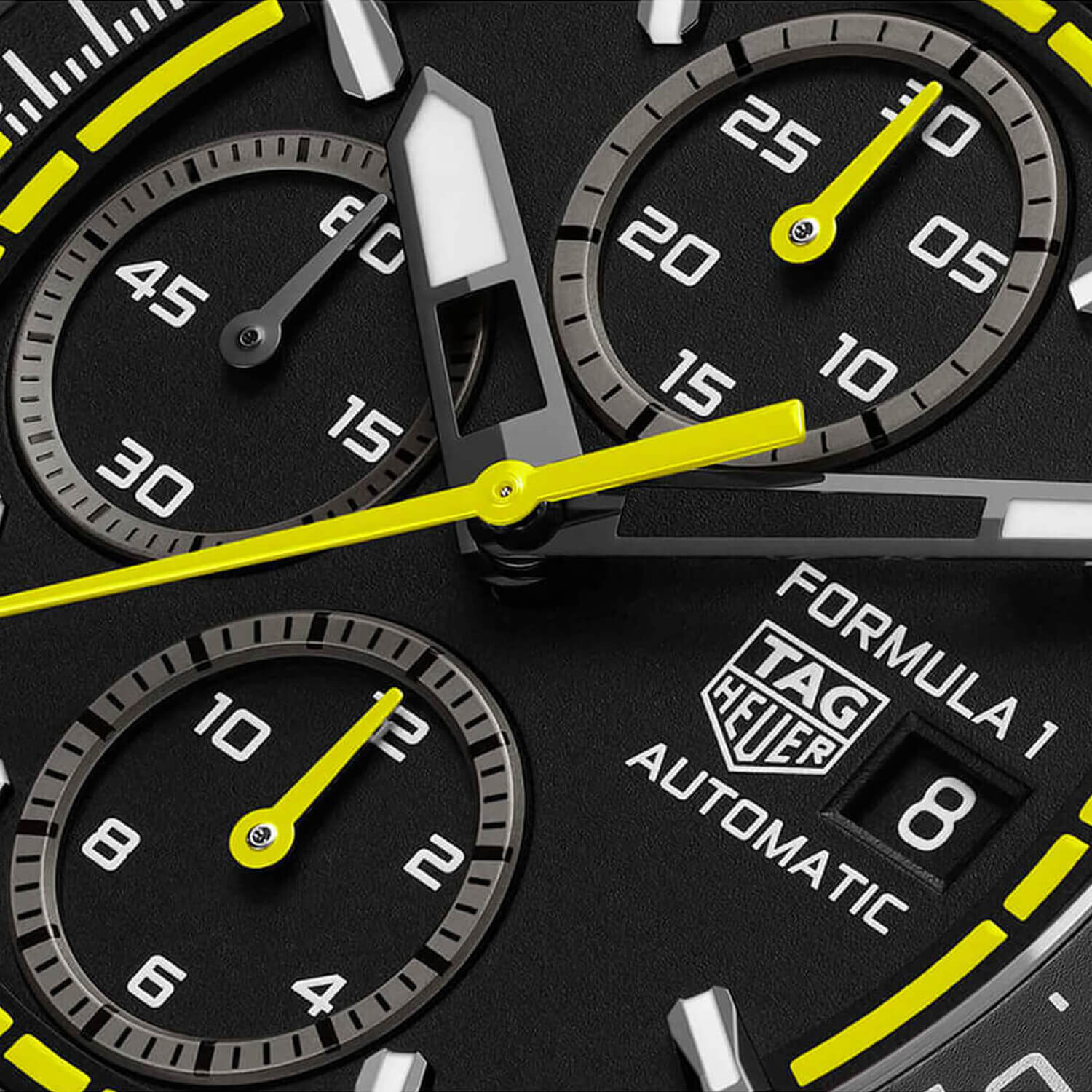 TAG Heuer Formula 1 Chronograph 44mm Black & Yellow Watch