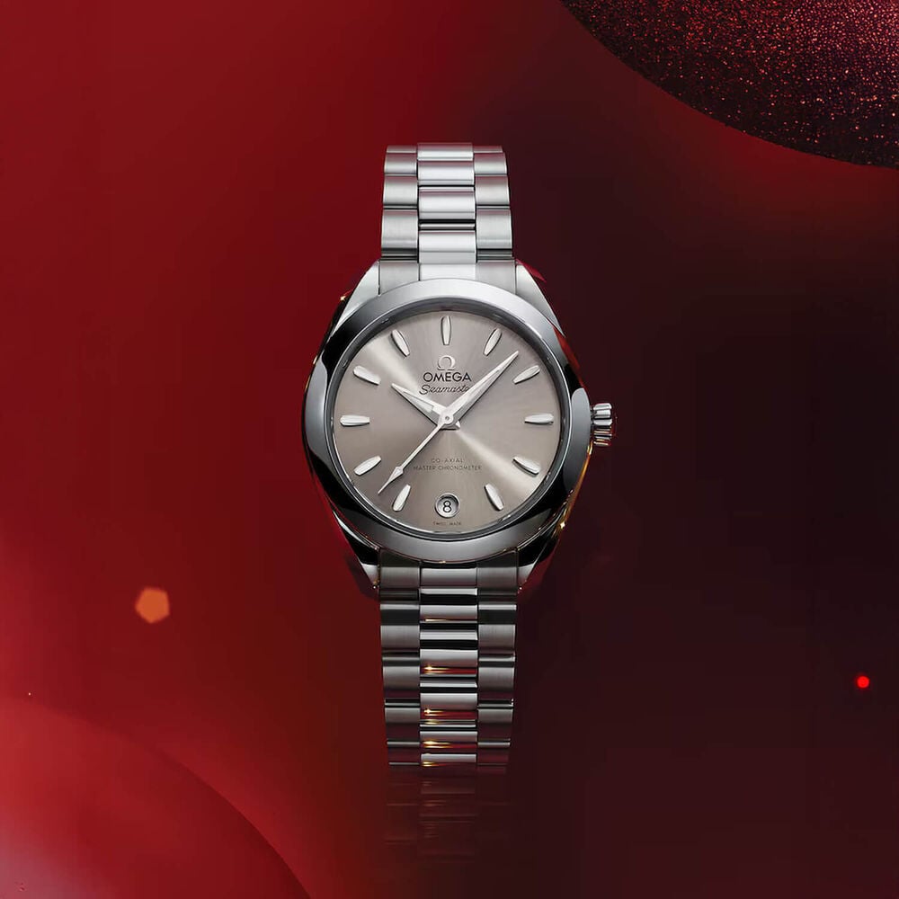 OMEGA Seamaster Aqua Terra 150M 30mm Sandstone Dial Steel Bracelet Watch image number 3