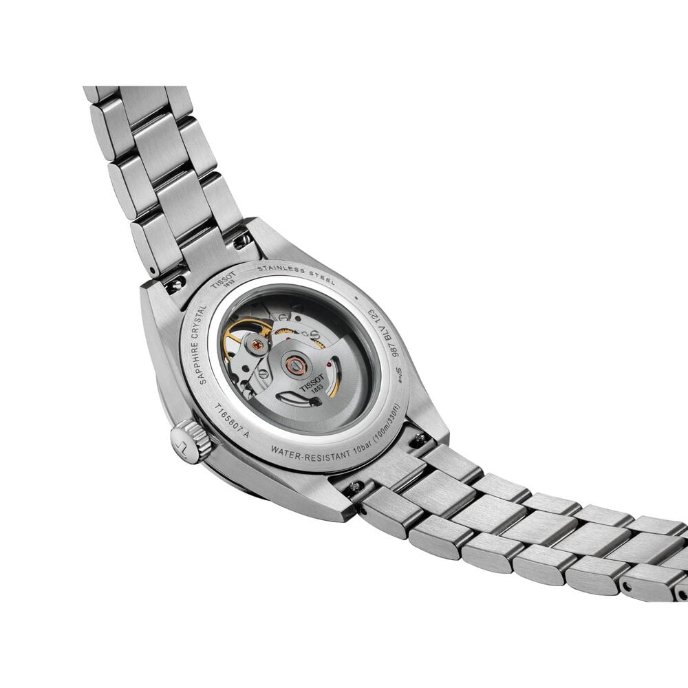 Tissot Gentleman Auto 38mm Green Dial Steel Case Bracelet Watch