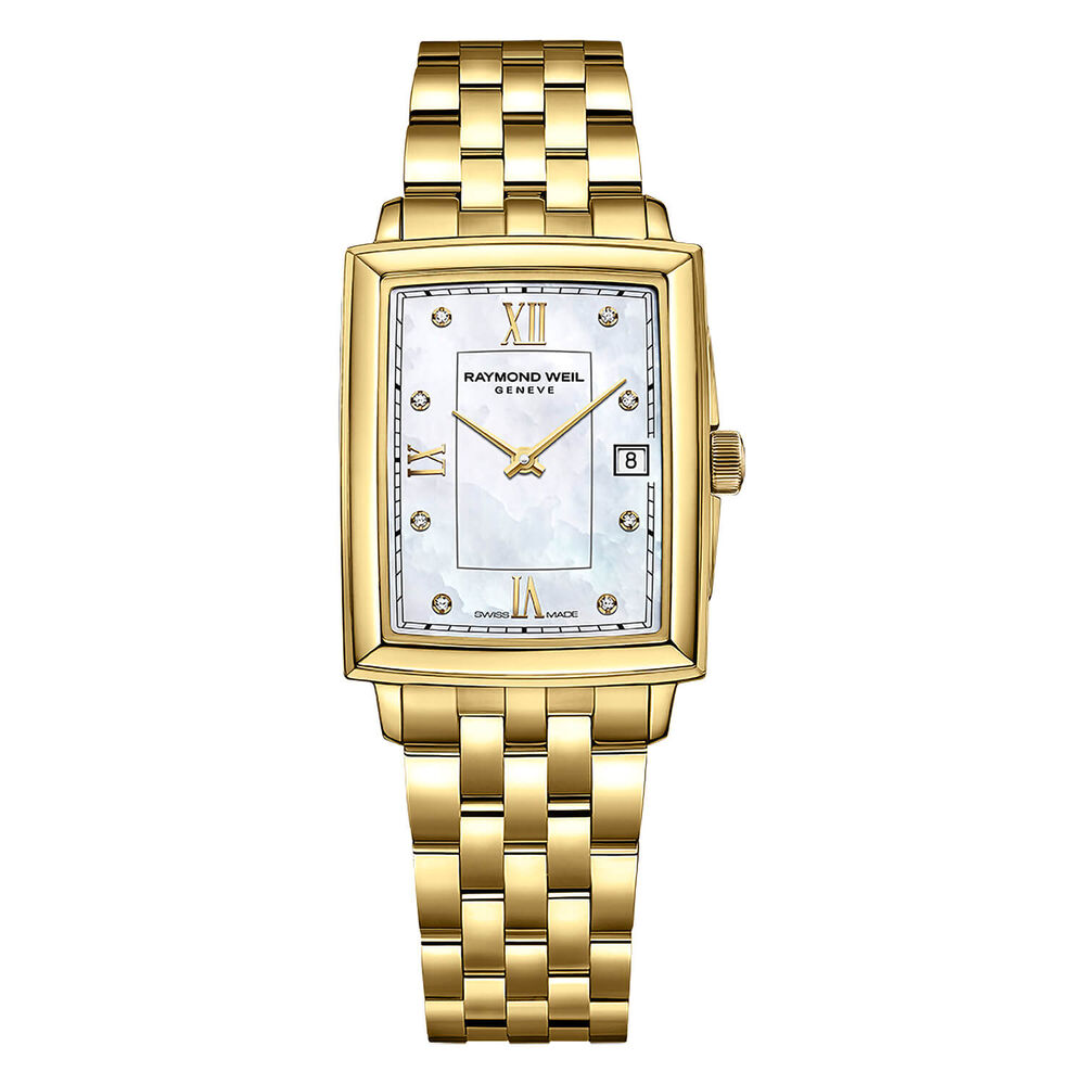 Raymond Weil Toccata Quartz Diamond MOP Dial Yellow Gold PVD Stainless Stell Case Bracelet Watch image number 0