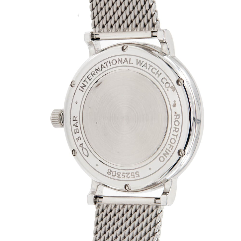Pre-Owned IWC Schaffhausen Portofino Automatic 37mm Grey Dial Steel Bracelet Watch image number 3