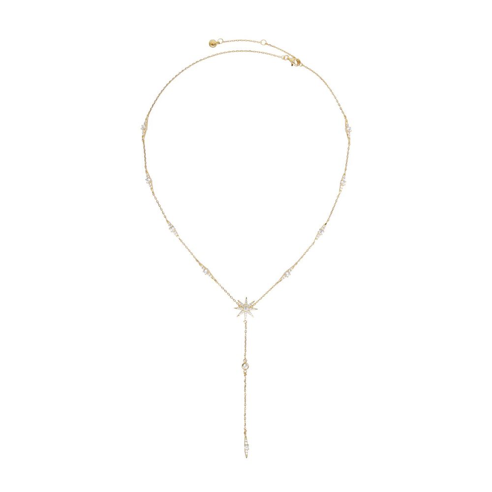 CARAT* London Yellow Gold Vermeil Cubic Zirconia Star Necklace