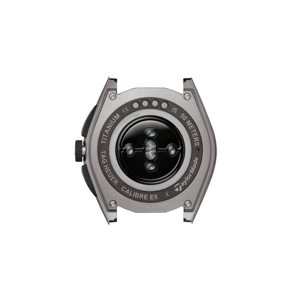 TAG Heuer Connected Calibre E5 x Taylormade Edition 45mm Titanium Case Leather Strap Watch