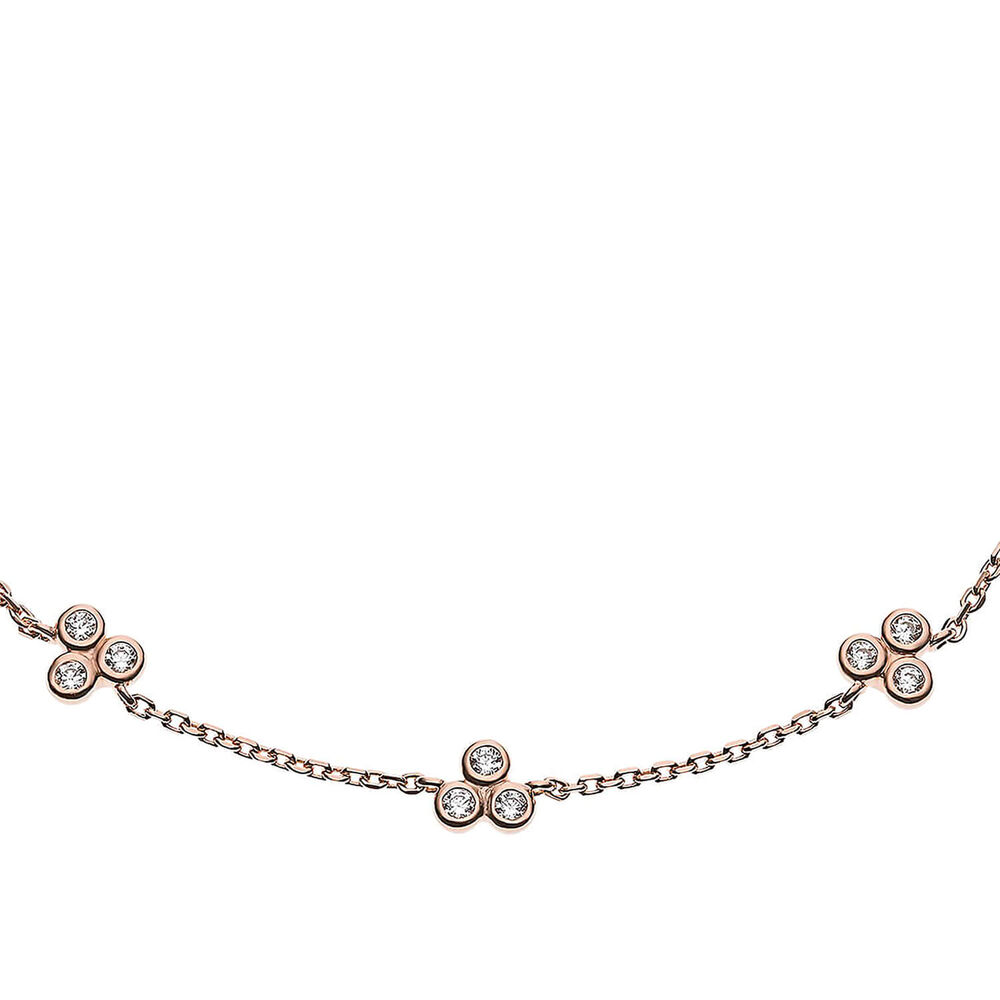 Emporio Armani Sentimental Cubic Zirconia Rose Gold Bracelet