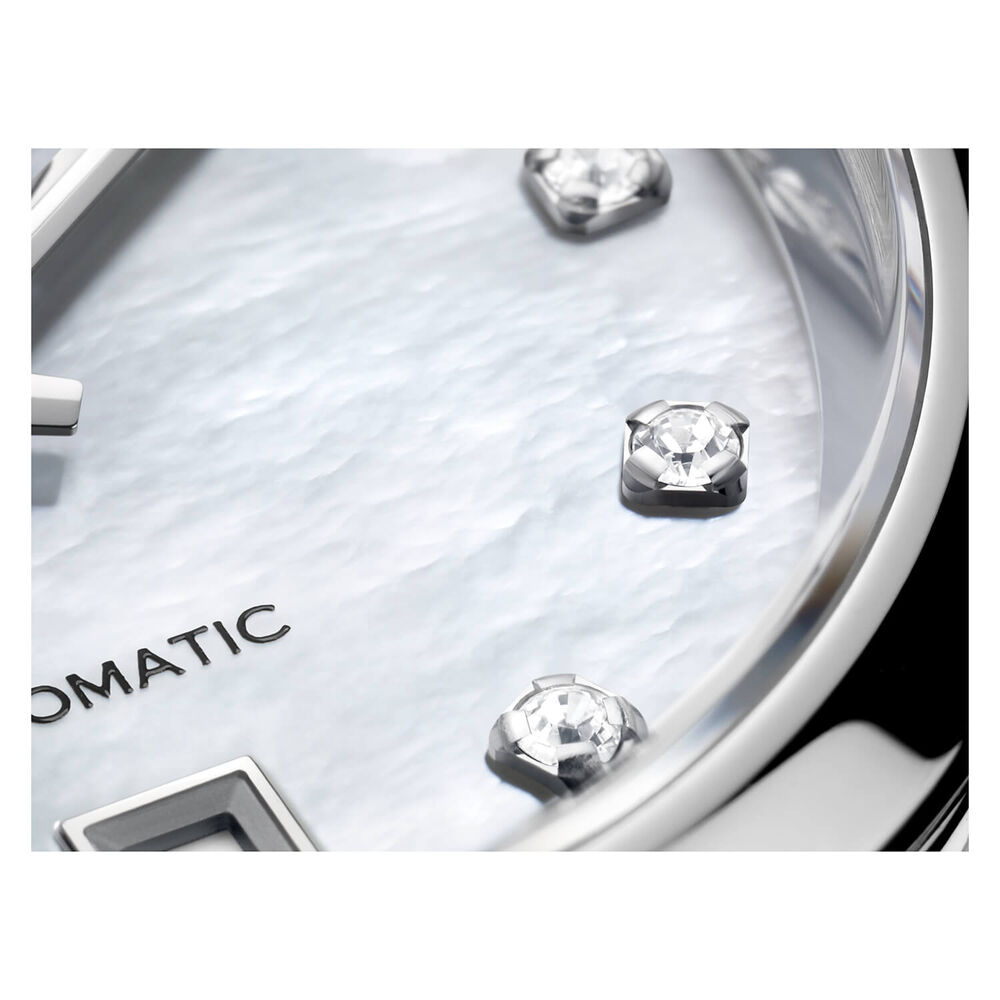 Pre-Owned TAG Heuer Carrera Date 29mm Mother of Pearl Dial Steel Bracelet Watch image number 4