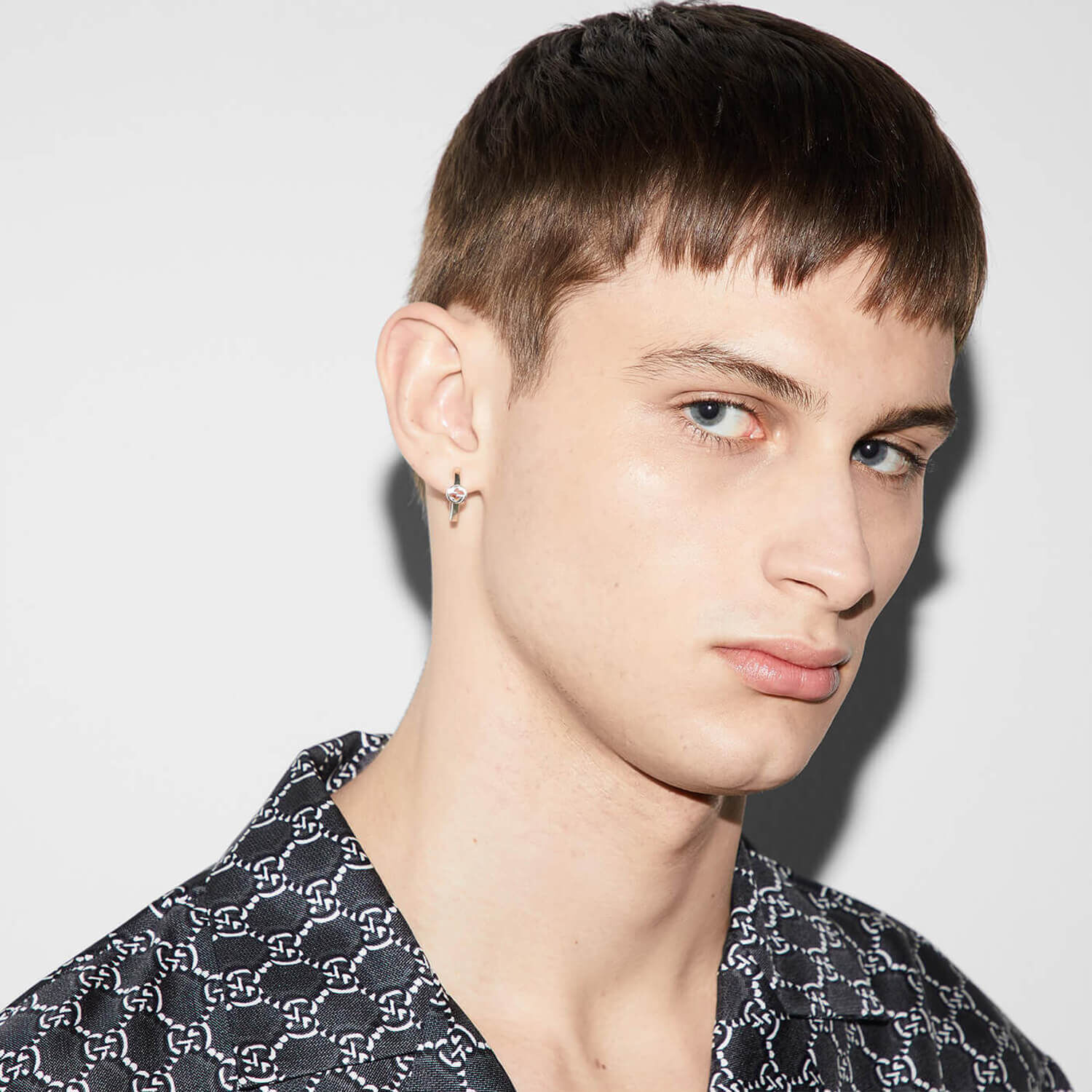 GUCCI ヘアーバンド GGファブリック ヘアバンドベージュ＆ダークブラウン | GUCCI公式