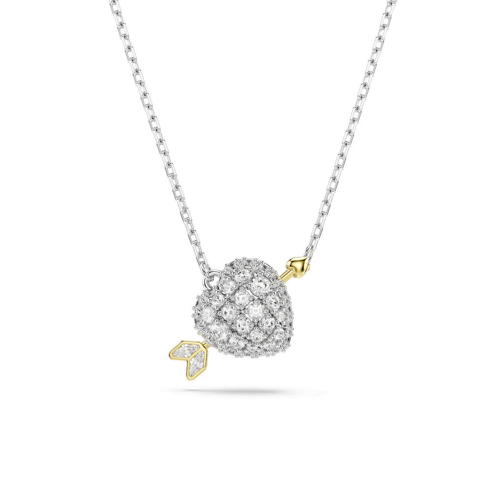 Swarovski Idyllia Cubic Zirconia Mixed Metal Finished Heart Pendant