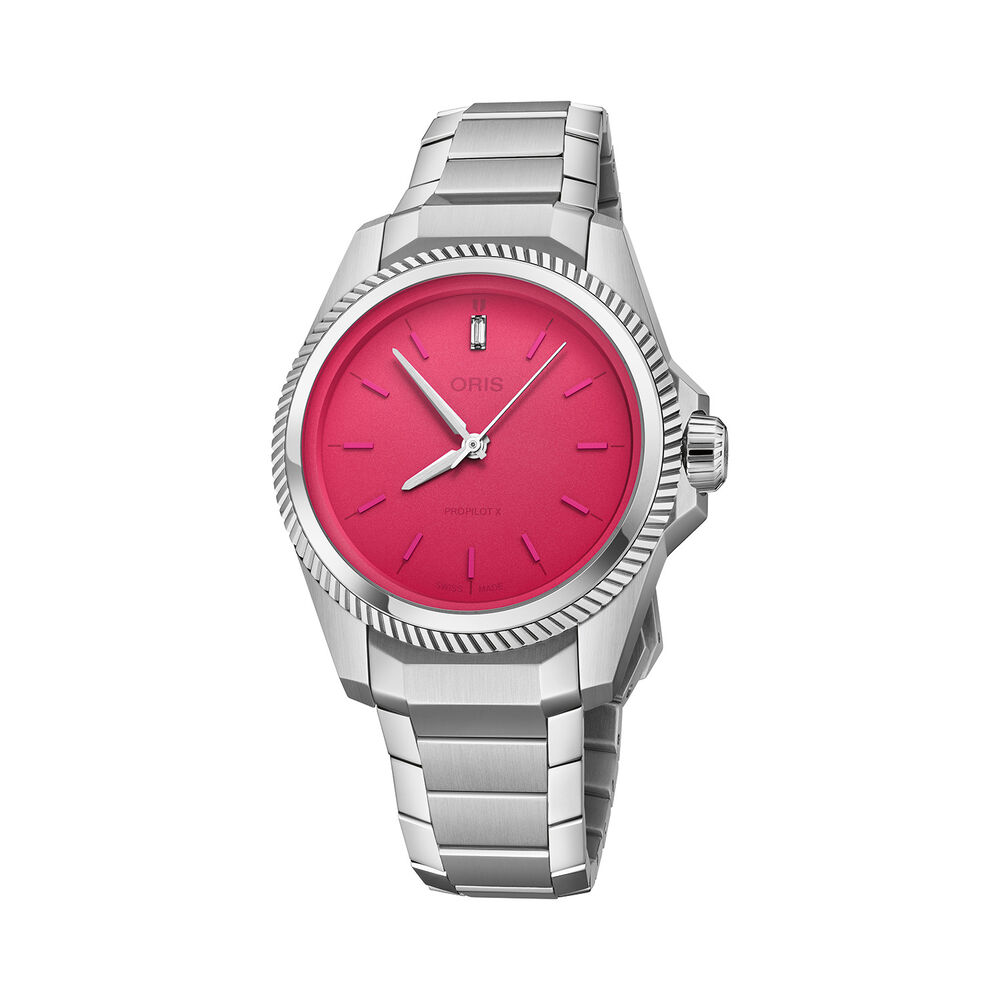 Oris ProPilot X Miss Piggy Edition Pink Dial Watch