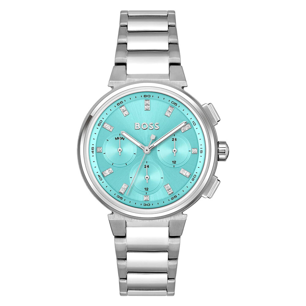 BOSS One 38mm Blue Dial Steel Bracelet Watch