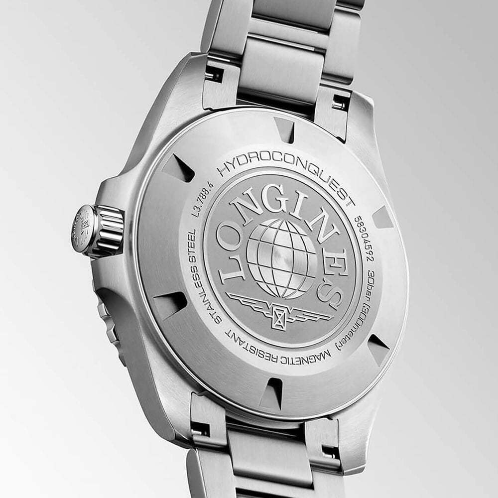 Longines HydroConquest 42mm Blue Dial & Bezel Steel Bracelet Watch