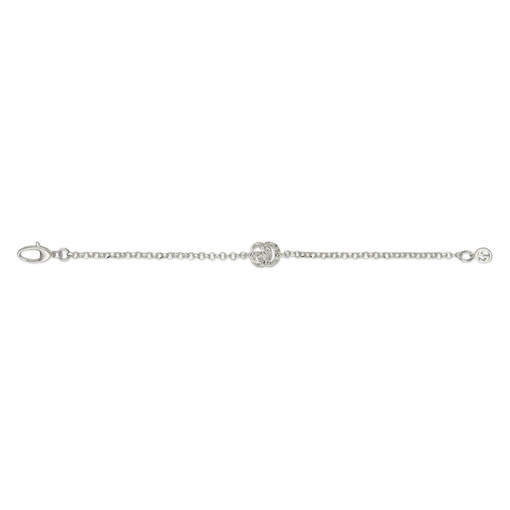 Gucci GG Marmont Silver G Silver Bracelet (Size M, 6.7")