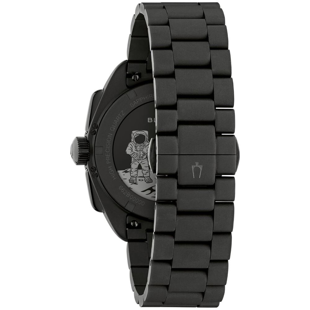 Bulova Lunar Pilot Black Hole 41mm Case Black Ion Plated Steel Bracelet Watch