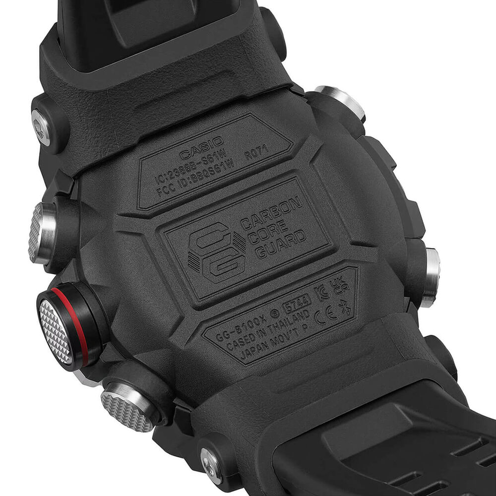 G-SHOCK Master of G Mudmaster 55.4mm Dial Black Resin Strap Watch