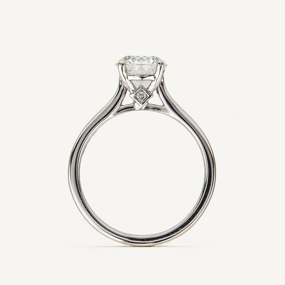Born Nova Platinum 2.00ct Round Lab Grown Diamond Solitaire Ring