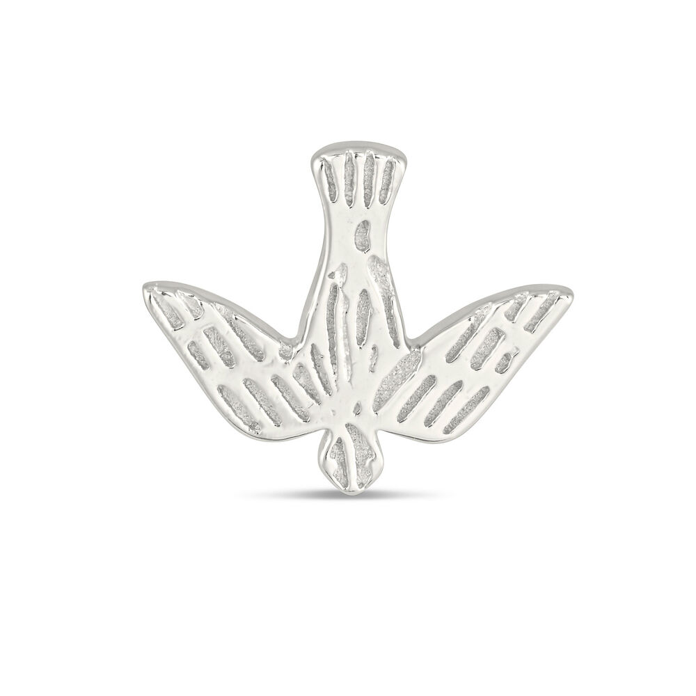 Sterling Silver Boy's Confirmation Dove Tie Tack