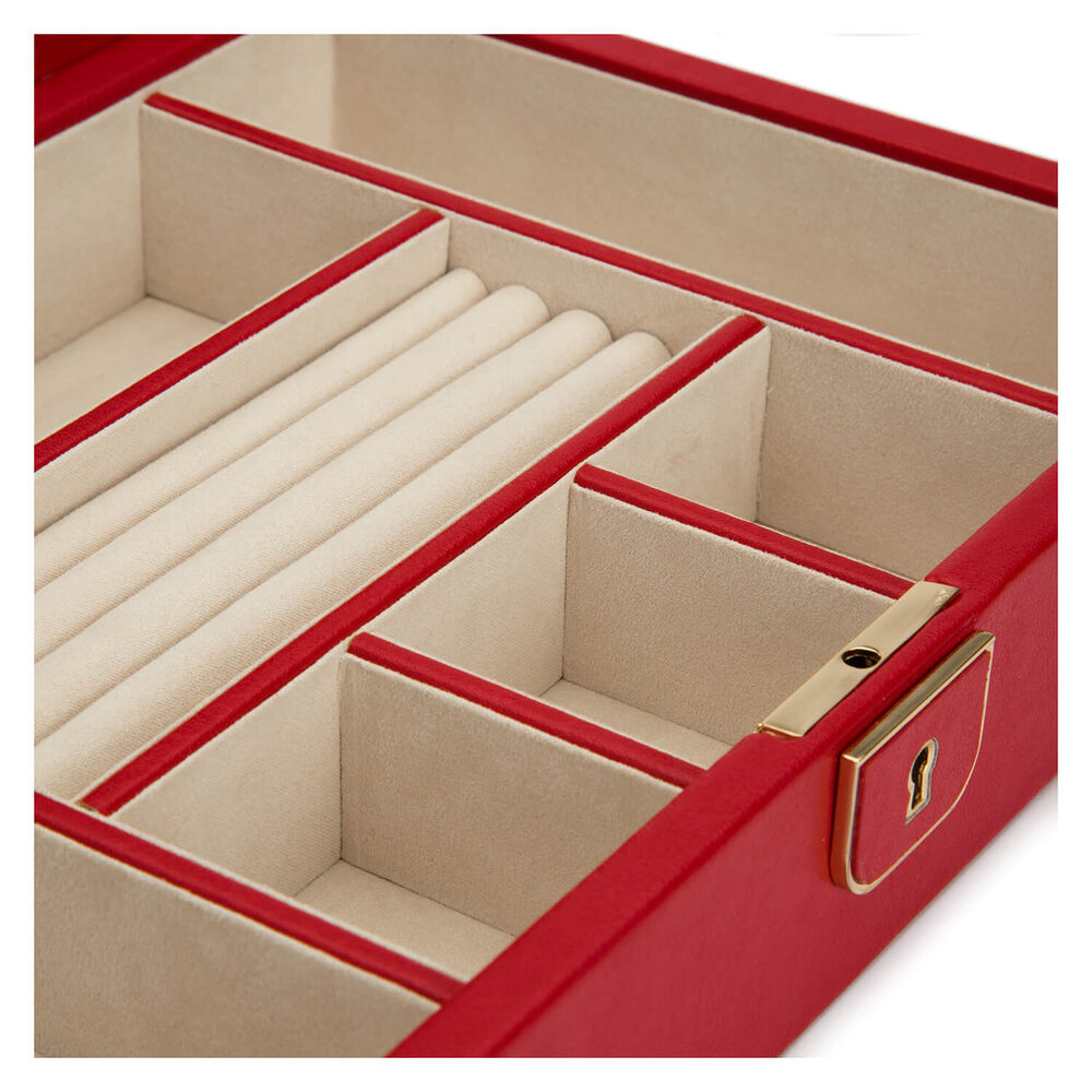 WOLF PALERMO Medium Red Jewellery Box image number 3