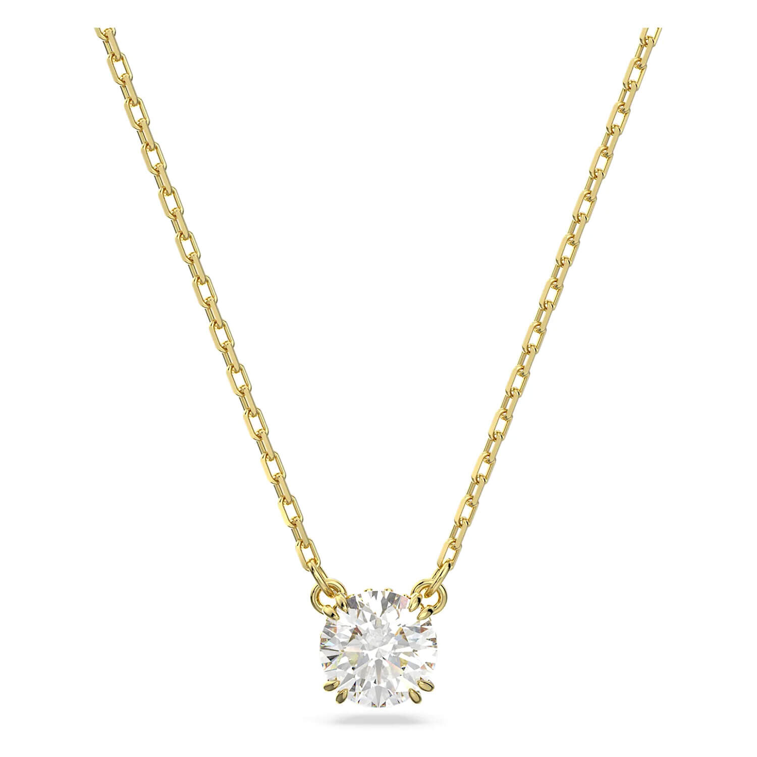Swarovski Constella Yellow Gold Plated Cubic Zirconia Pendant