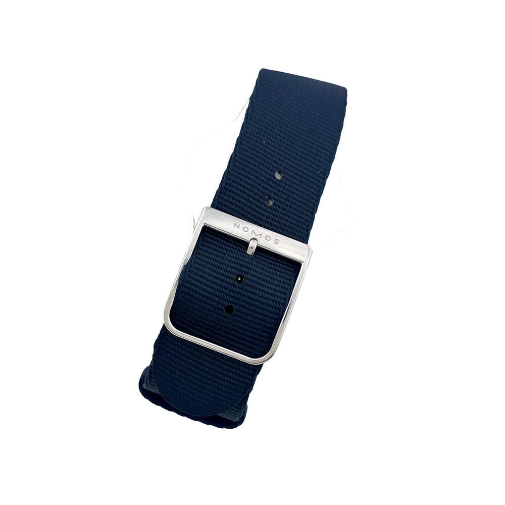 Pre-Owned NOMOS Club Automatic Date Siren Mens Blue-Black Strap Watch image number 2