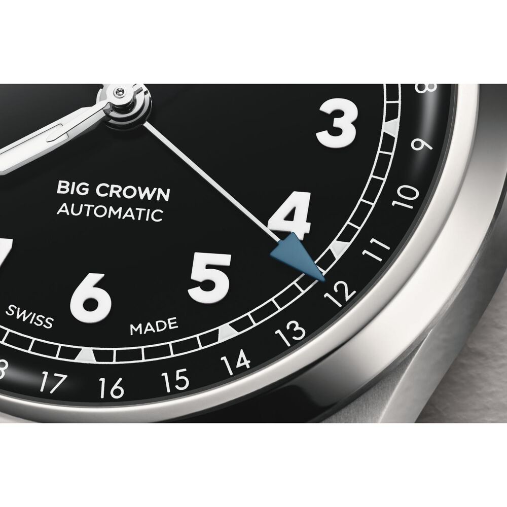 Oris Big Crown Pointer Date 40mm Black Dial Steel Bracelet Watch