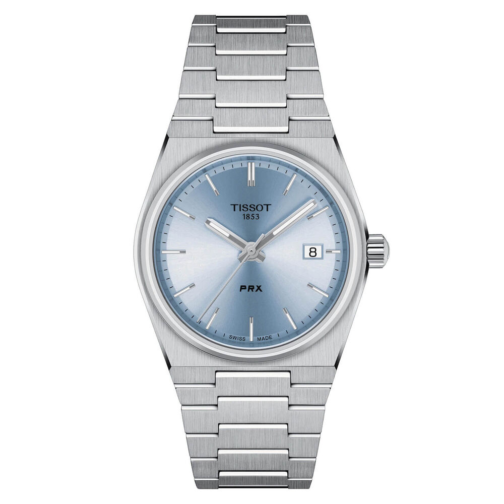 Tissot PRX35 35mm Blue Dial Bracelet Watch image number 0