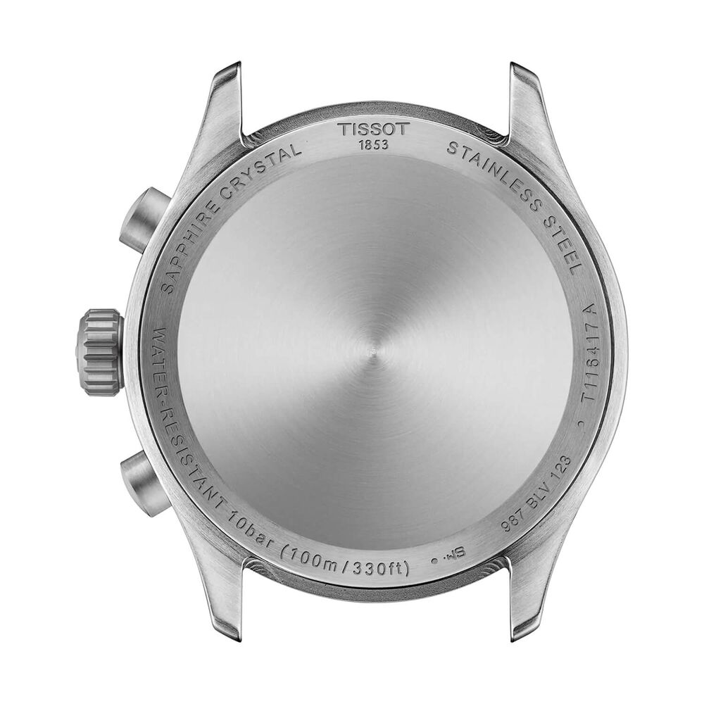 Tissot Chrono L 42mm Black Dial Brown Leather Strap Chronograph Watch