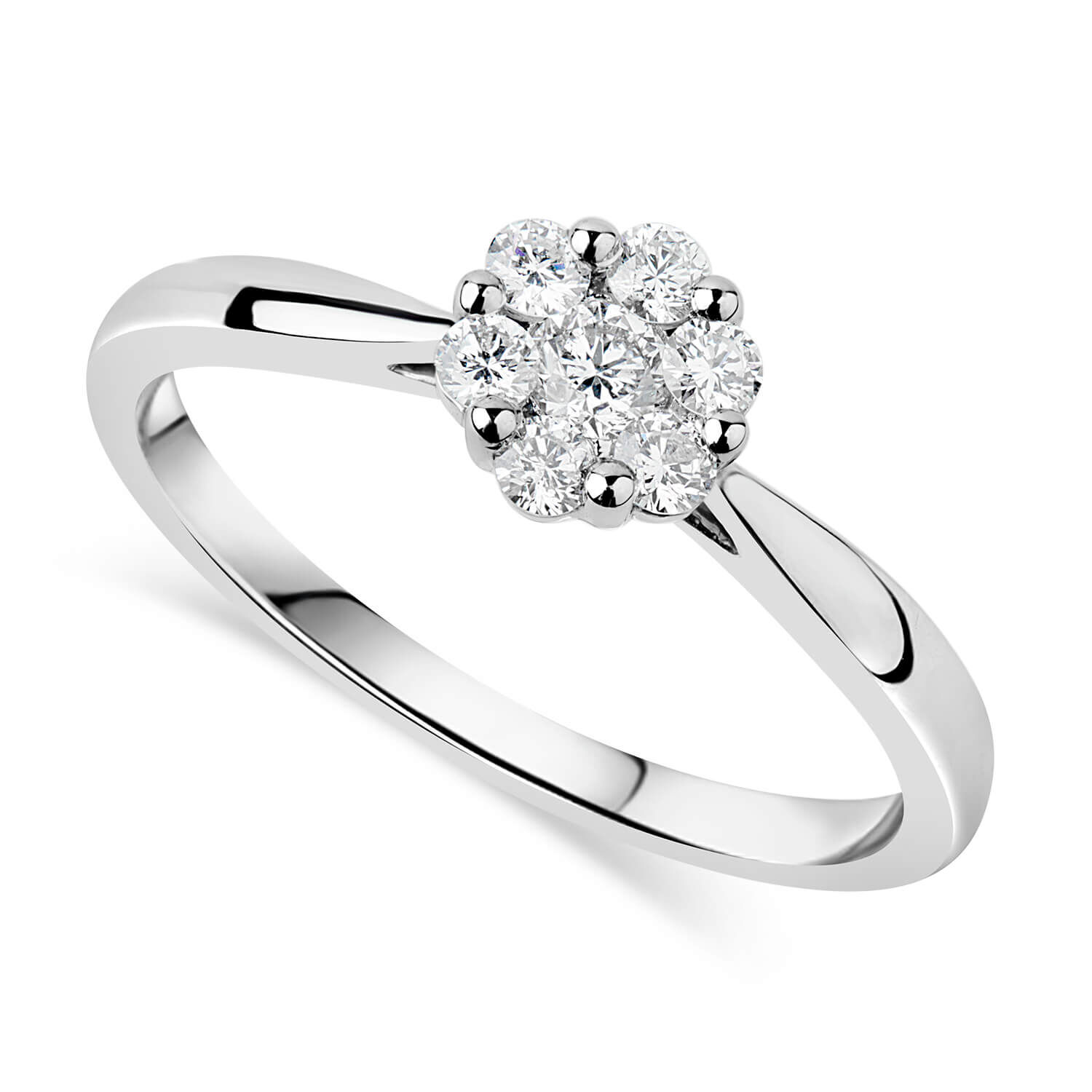 Platinum 0.75 Carat Diamond Three Stone Ring at Fraser Hart