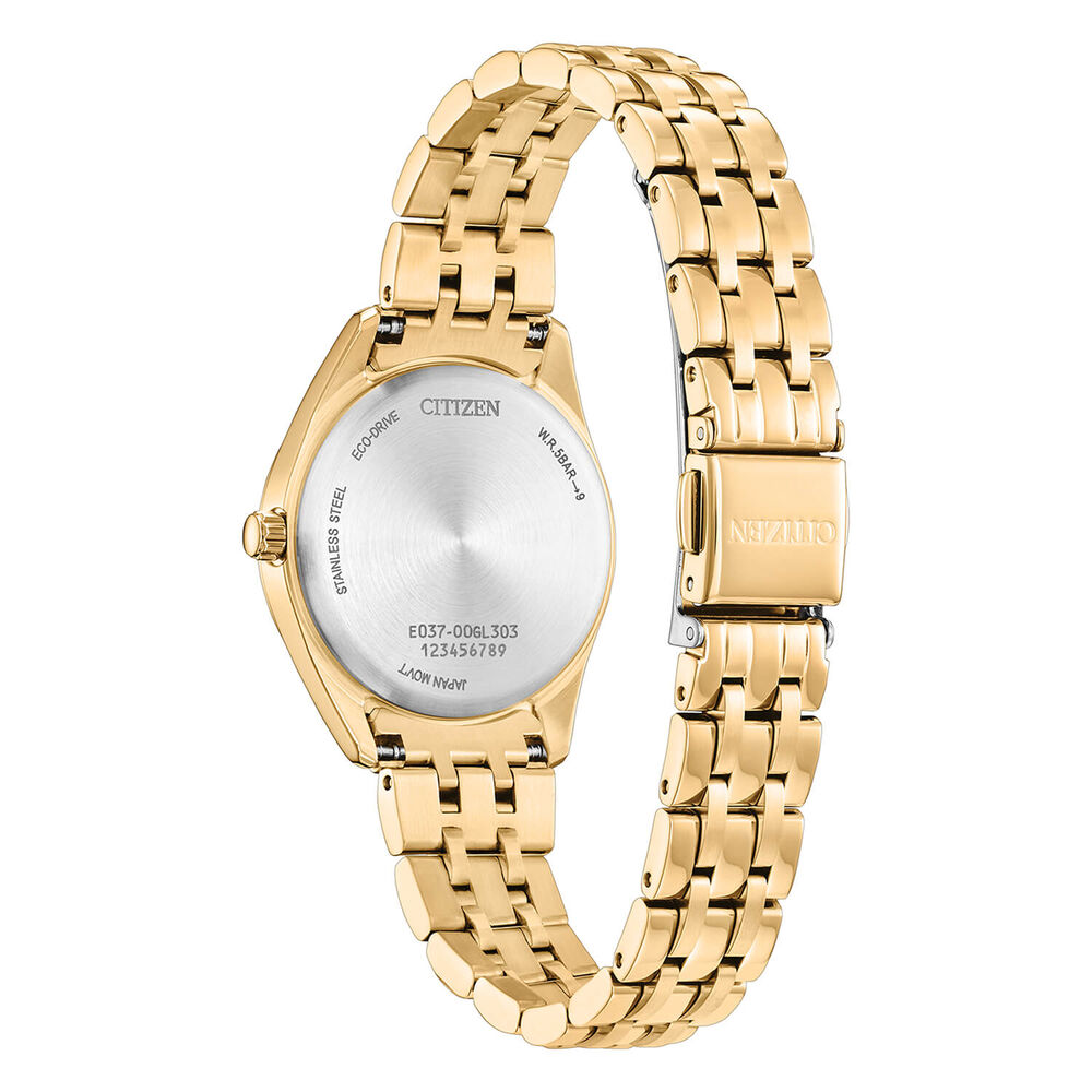 Citizen Peyten 30mm Mother of Pearl Dial Gold Tone Steel Bracelet Watch