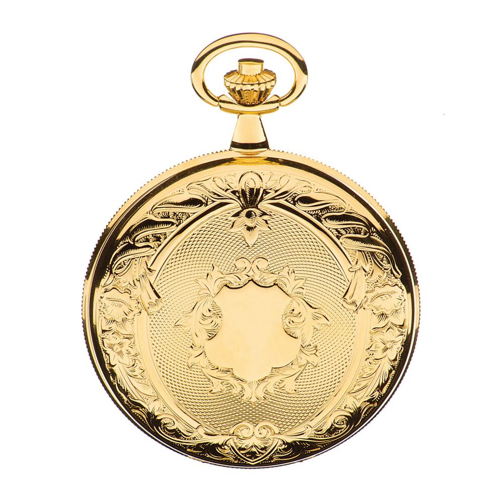 Jean Pierre gold-plated double Hunter pocket watch image number 0