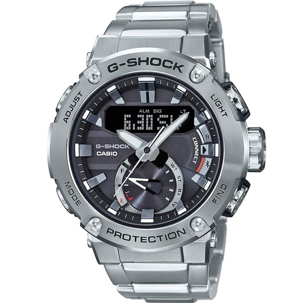 Casio G-Shock G-Steel Carbon Core Steel Case Bracelet Watch image number 0