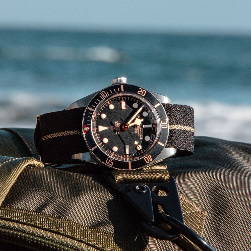 TUDOR Black Bay Fifty-Eight Striped Fabric 39mm Men's Watch image number 6