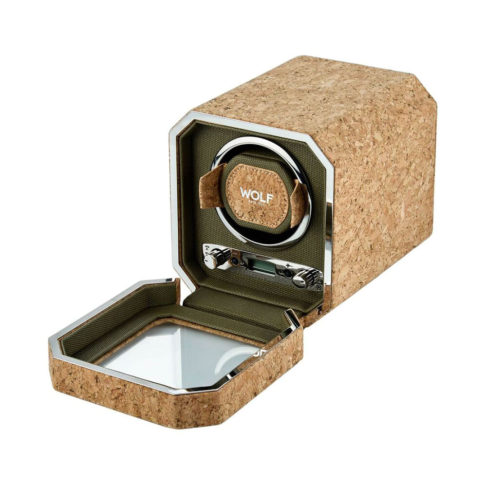 WOLF Cortica Cork Single Watch Winder II