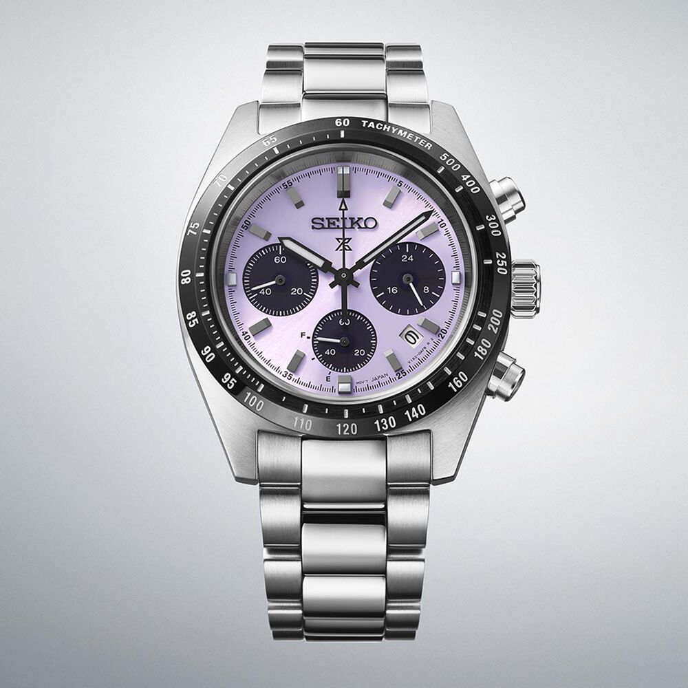 Seiko Prospex Speedtimer 2025 Tokyo World Athletics Championships Edition Edo Purple Watch image number 3