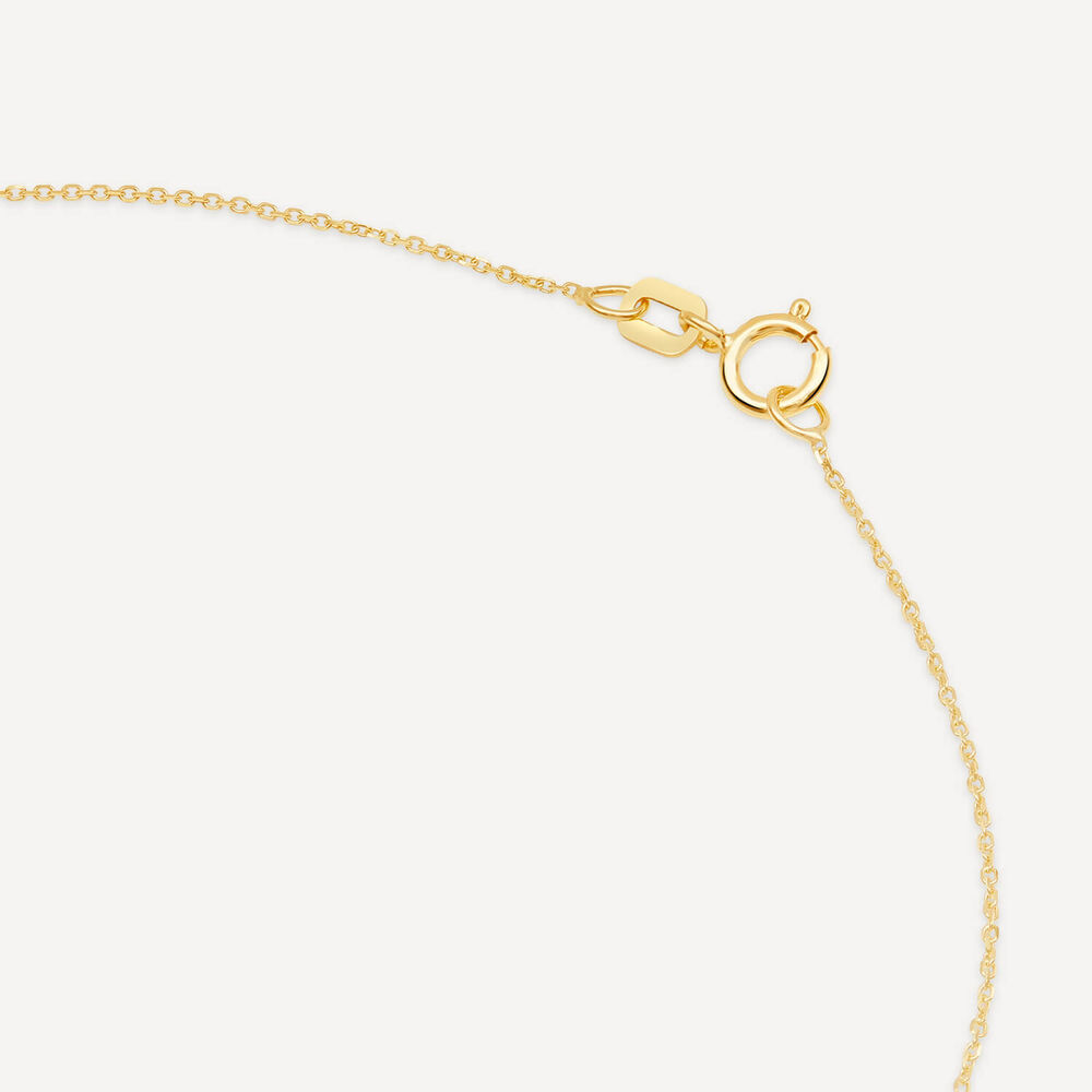 9ct Yellow Gold Double Open Oval Necklet image number 3