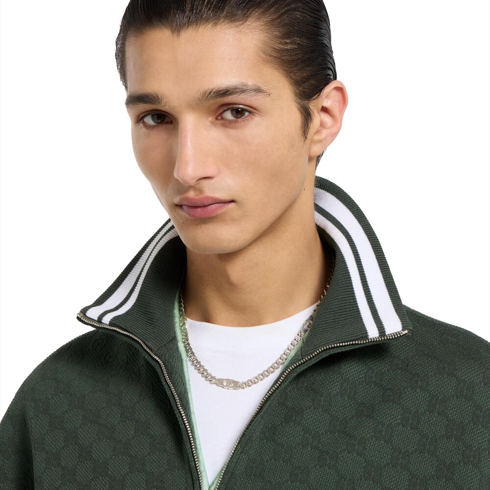 Gucci Interlocking G Sterling Silver Chain Necklace