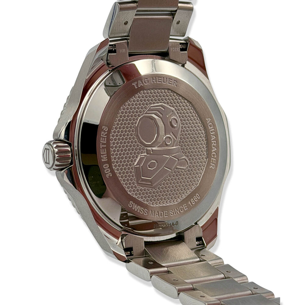 Pre-Owned TAG Heuer Aquaracer Professional 300 Date 43mm Black Dial Steel Bracelet Watch image number 3