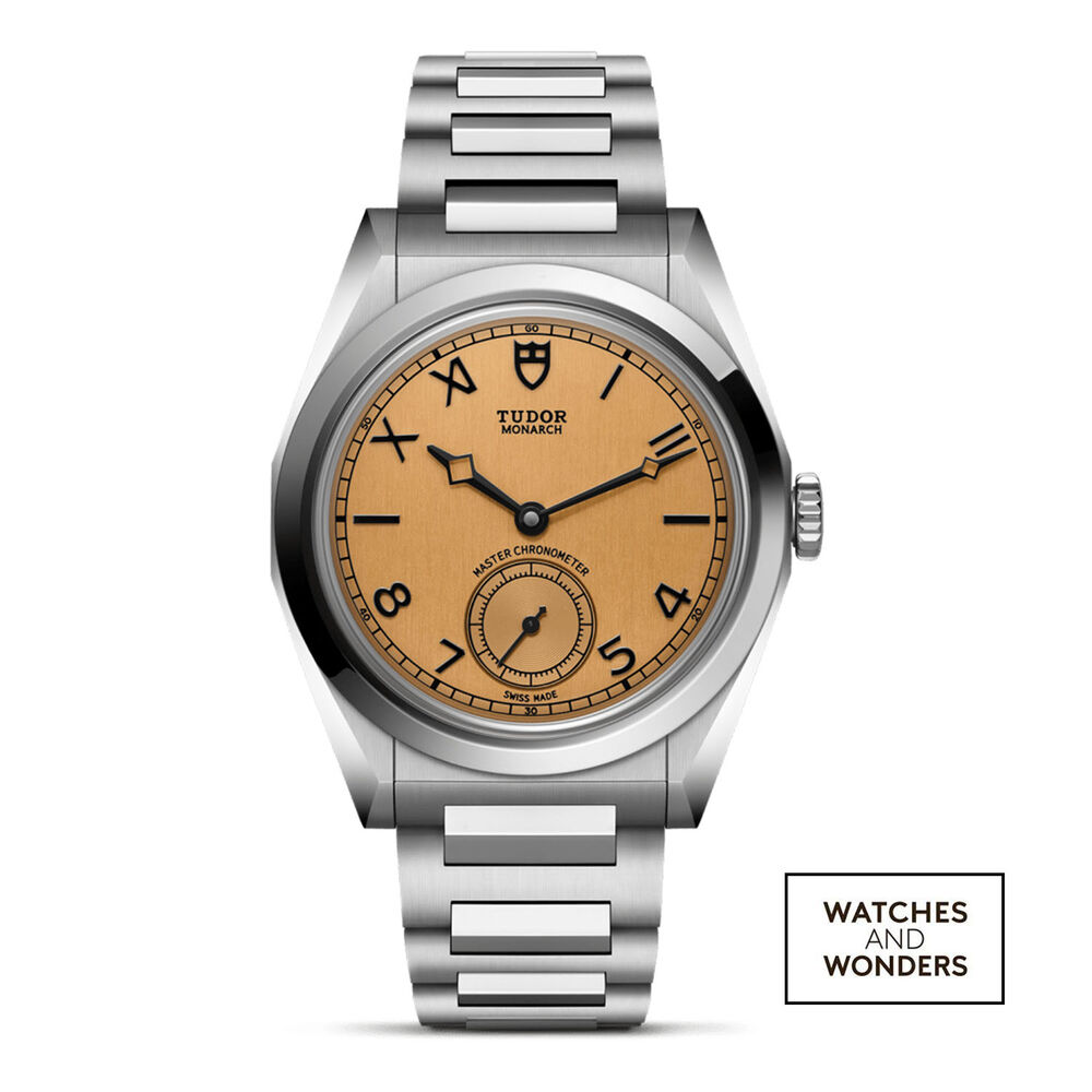 TUDOR Monarch 39mm Dark Champagne Dial Stainless Steel Bracelet Watch