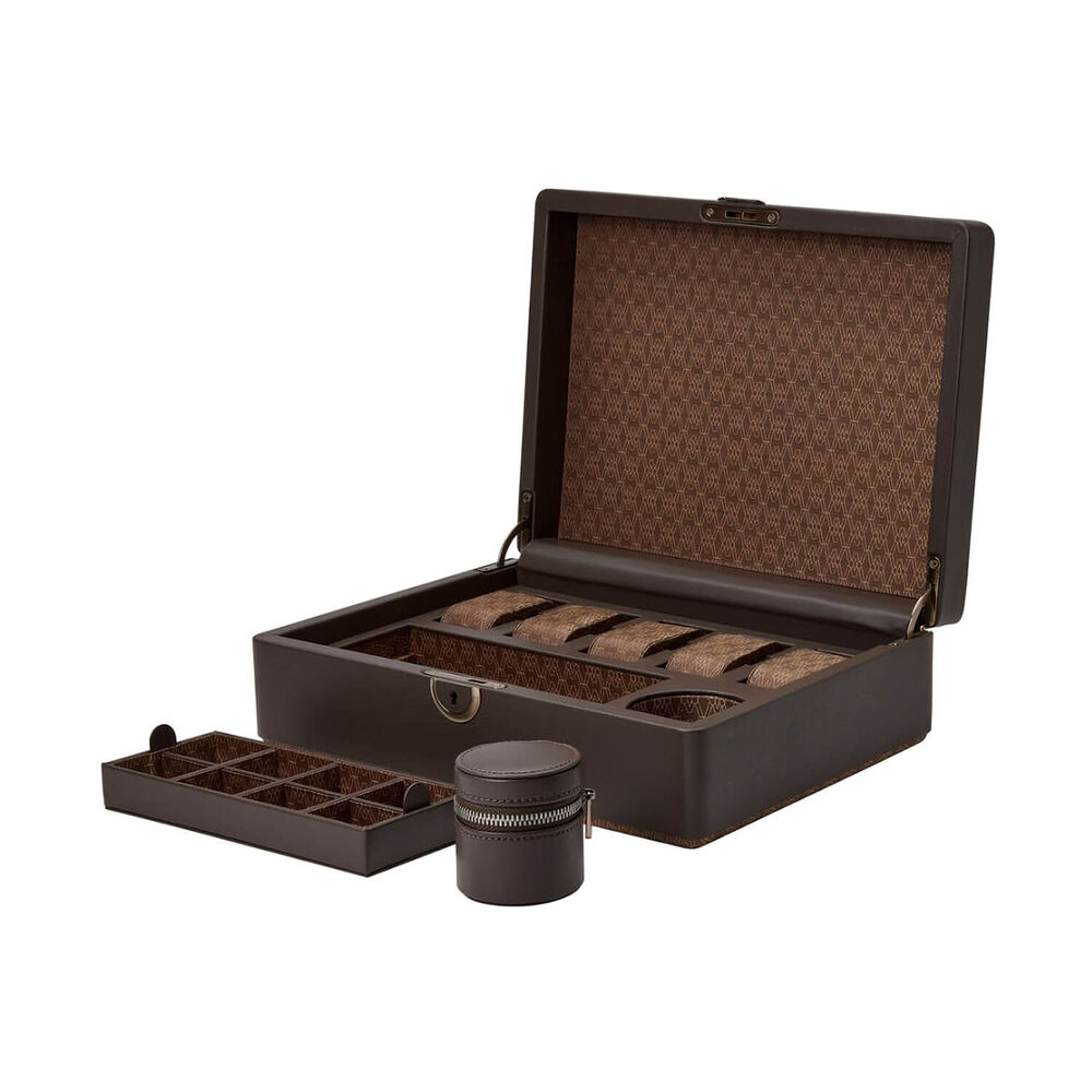 WOLF Earth Coffee 5 Pc Watch Box