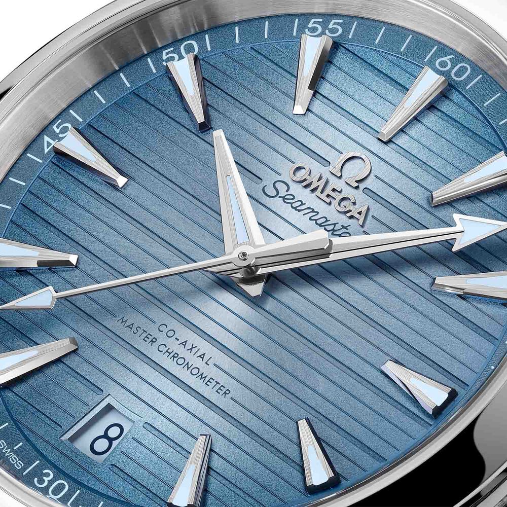 OMEGA Seamaster Aqua Terra 150M 41mm Summer Blue Dial Steel Bracelet Watch image number 5