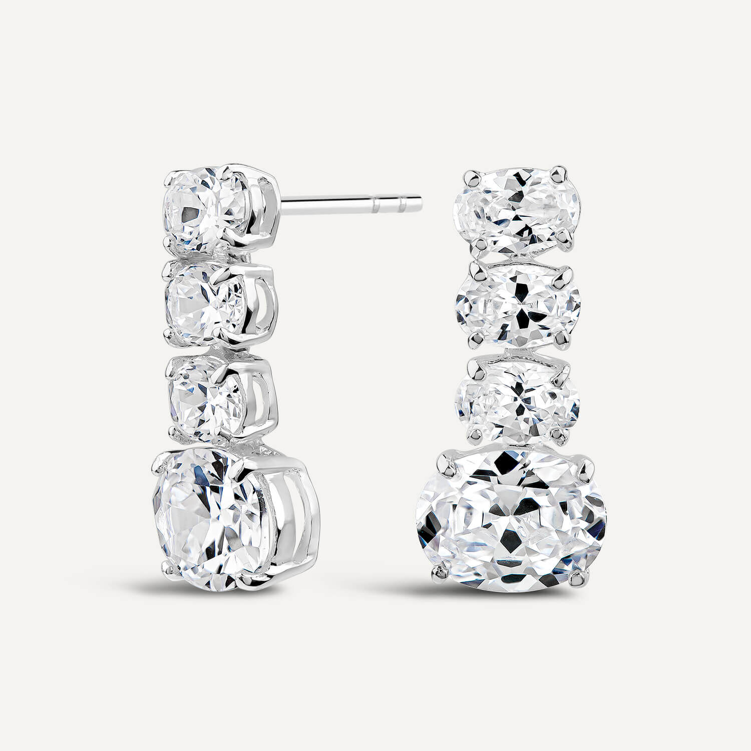 Sterling silver store stone earrings