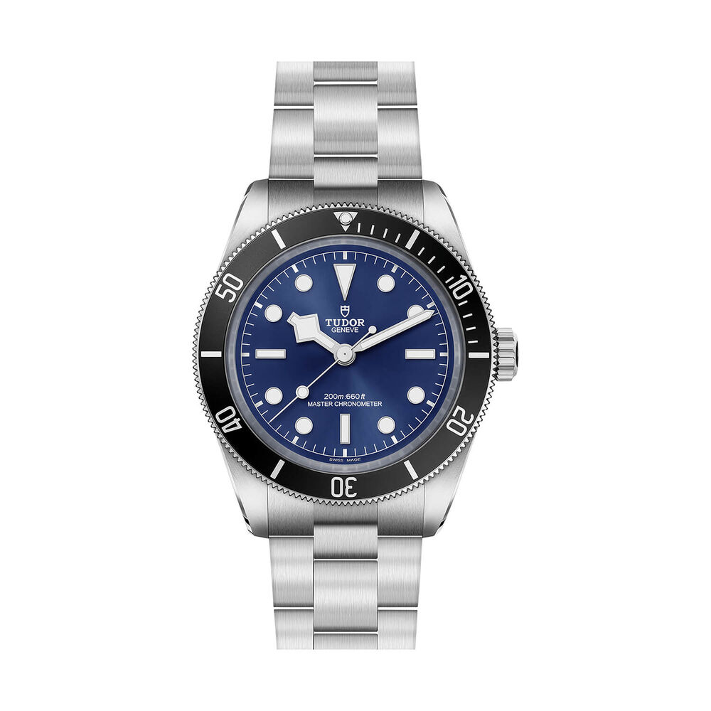 TUDOR Black Bay 68 43mm Blue Dial Steel Three-Link Bracelet Watch