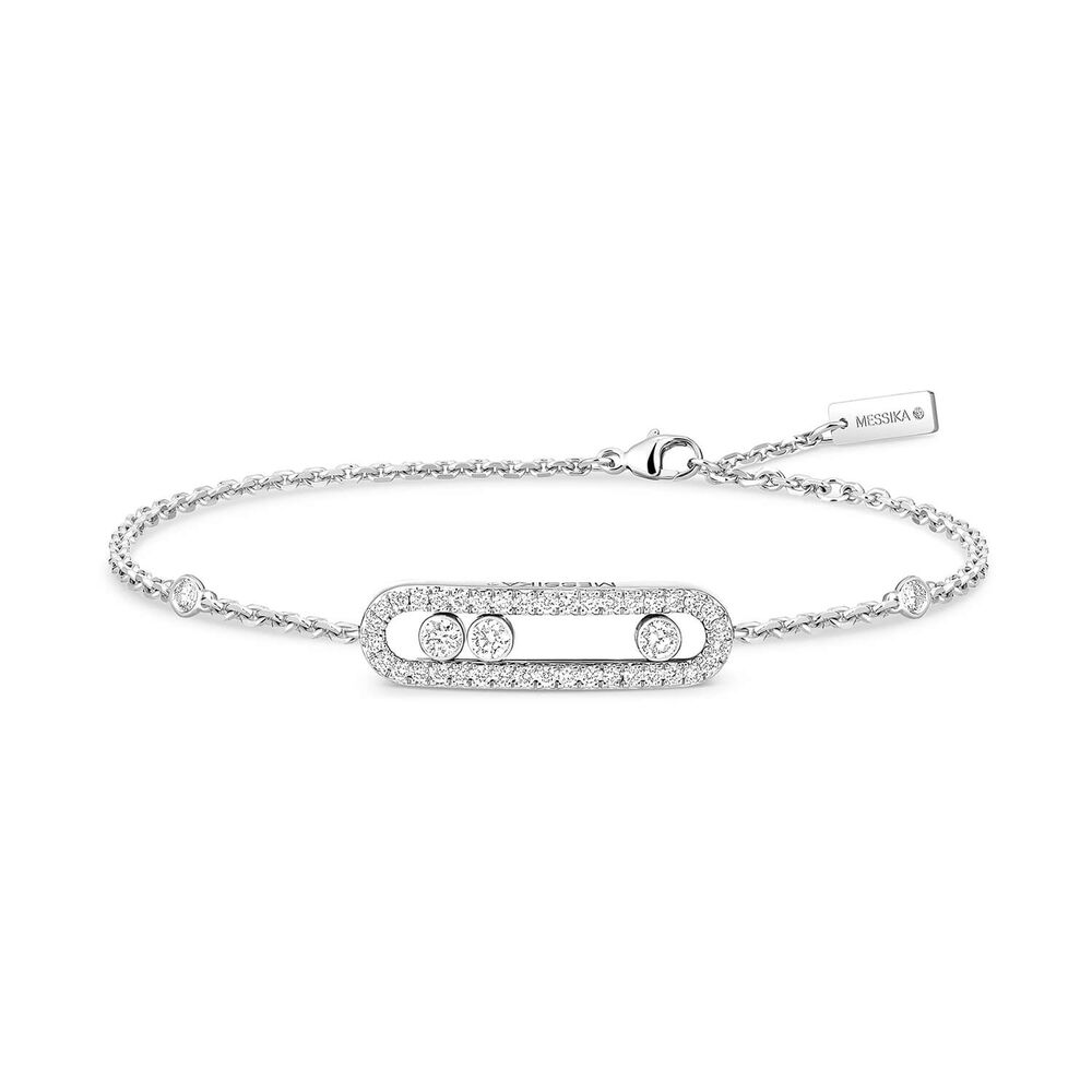 Messika Baby Move 0.30ct Diamond White Gold Bracelet image number 1