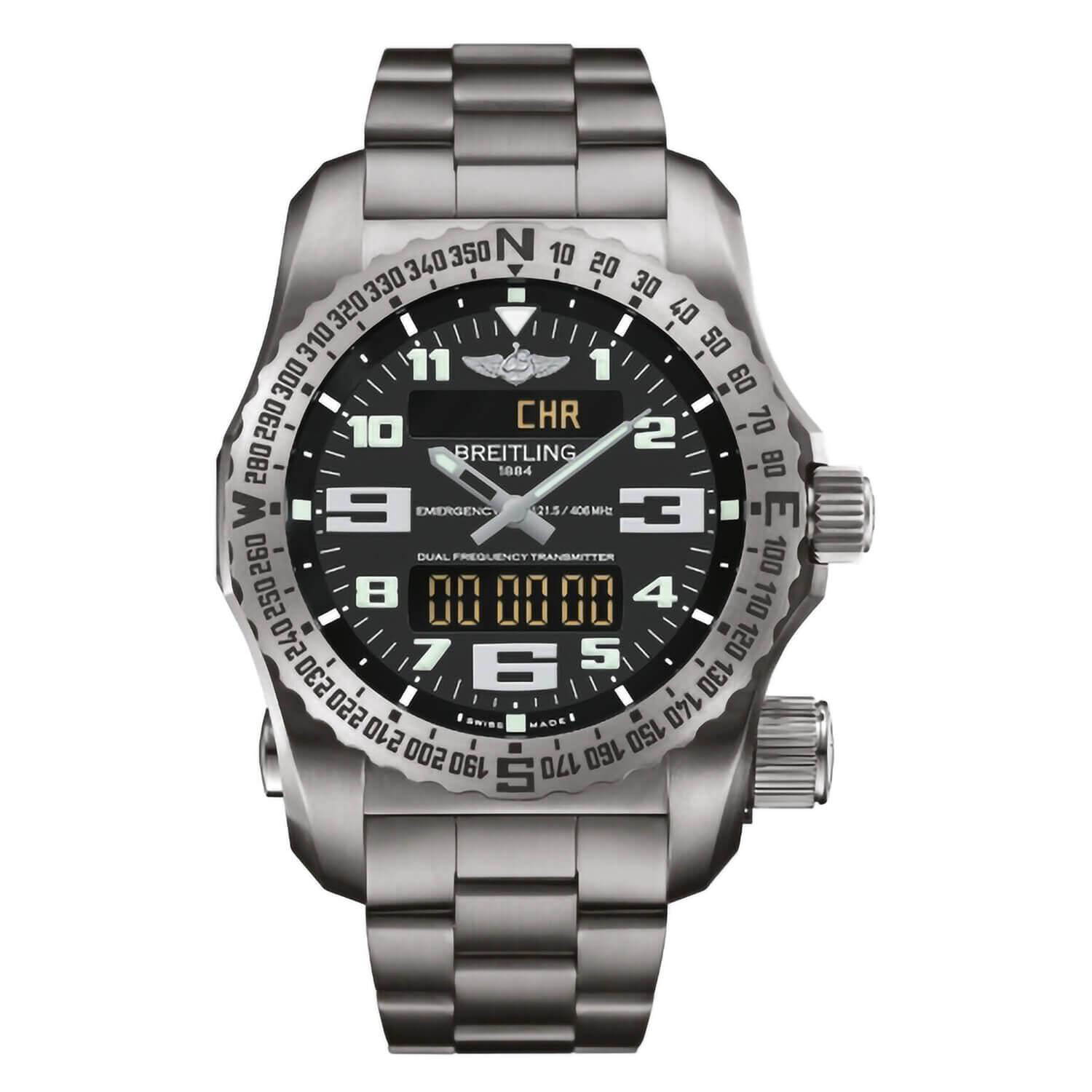 Breitling black sales steel bracelet
