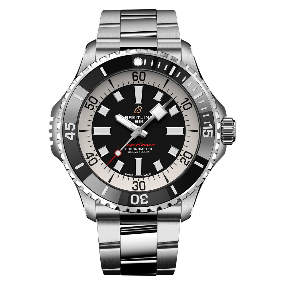 Breitling Superocean Automatic 46 Black Dial Bracelet Watch image number 0
