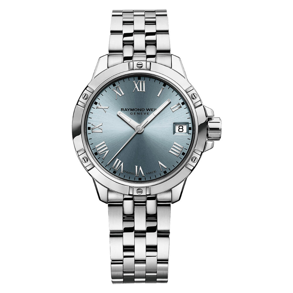 Raymond Weil Tango 30mm Quartz Blue Dial Steel Case Bracelet Watch image number 0