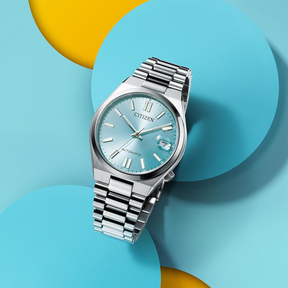 Citizen Tsuyosa 37mm Ice Blue Dial Steel Case Bracelet Watch image number 8