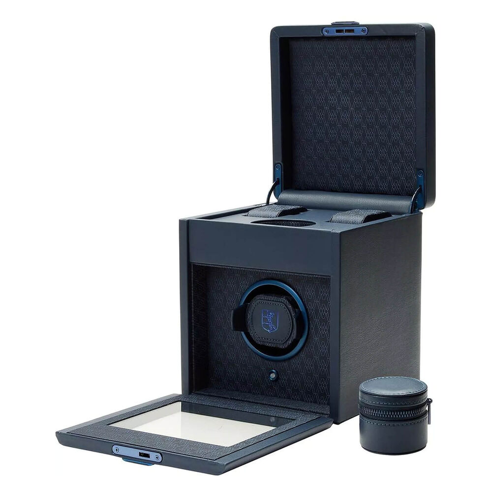 WOLF Earth Single Watch Winder Midnight Blue